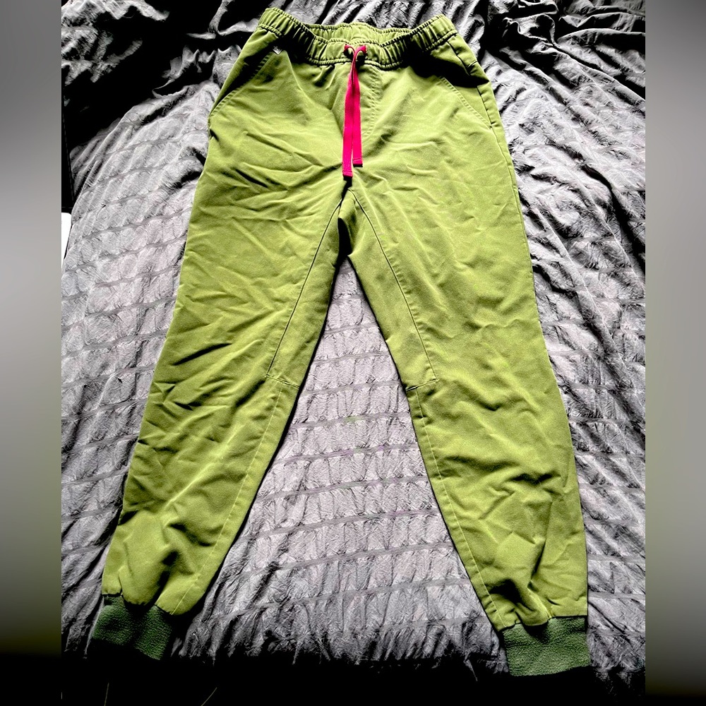 Figs Scrubs Set Olive Green Small